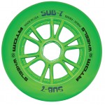 Atom SUB-7 Green XFirm Inline Speed Wheels